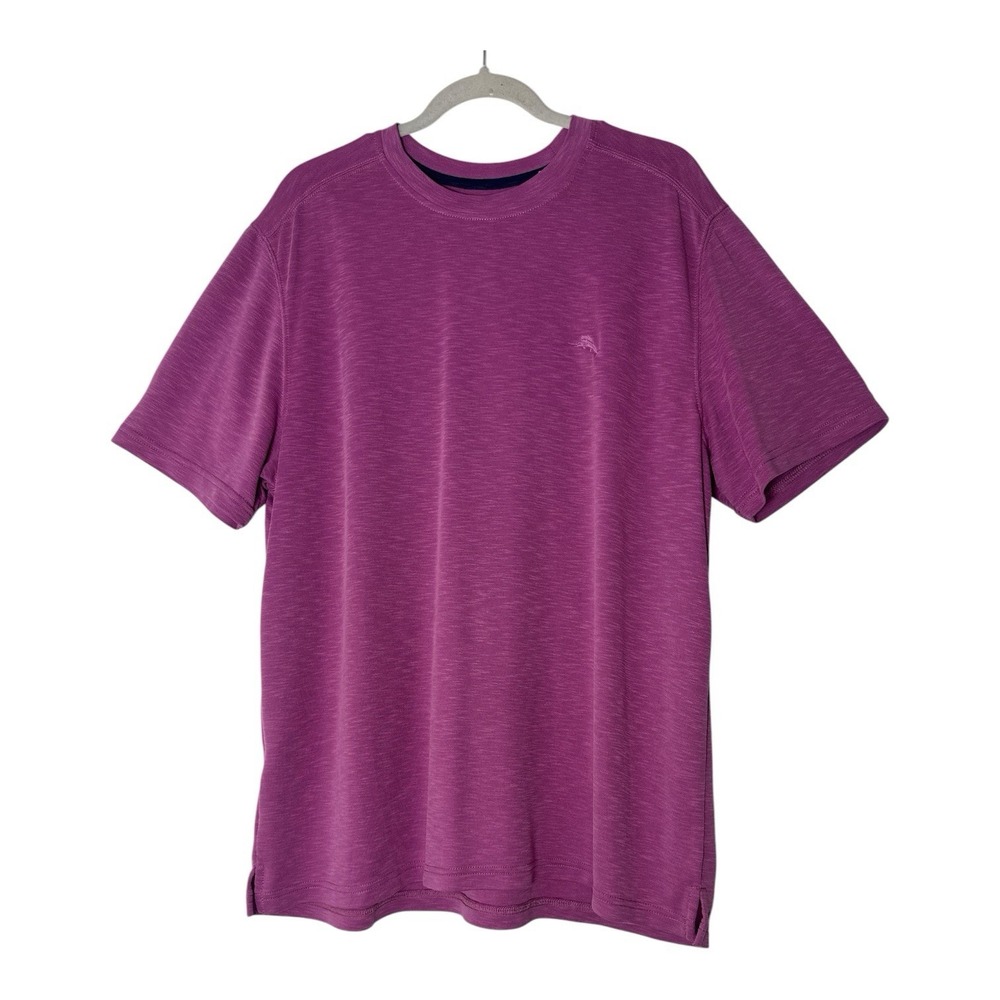 New Tommy Bahama Shirt Tshirt Mens XL Crew Neck Short Sleeve Basic Stretch